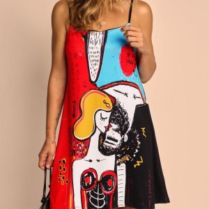 Vestido lencero corto -Aire Retro - Siempre es nunca