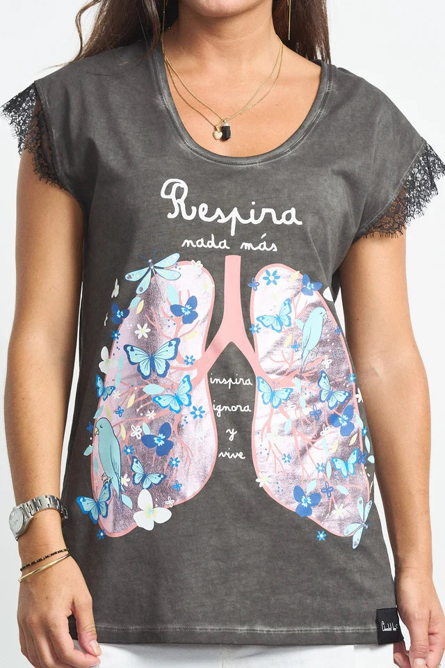 Camiseta -Anabel Lee- Respira - Imagen 6