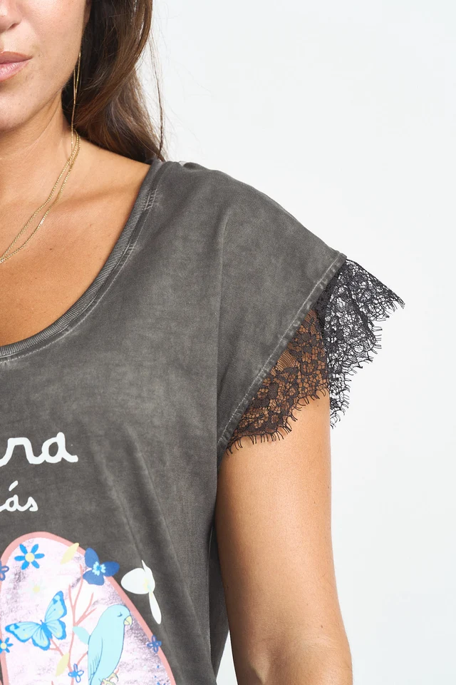 Camiseta -Anabel Lee- Respira - Imagen 3