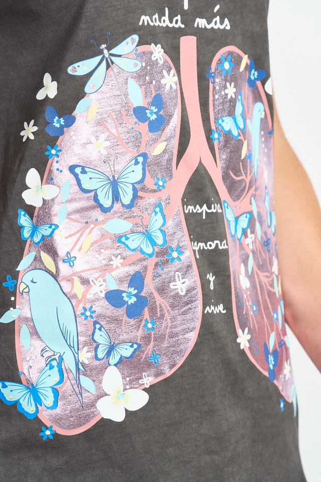 Camiseta -Anabel Lee- Respira - Imagen 4