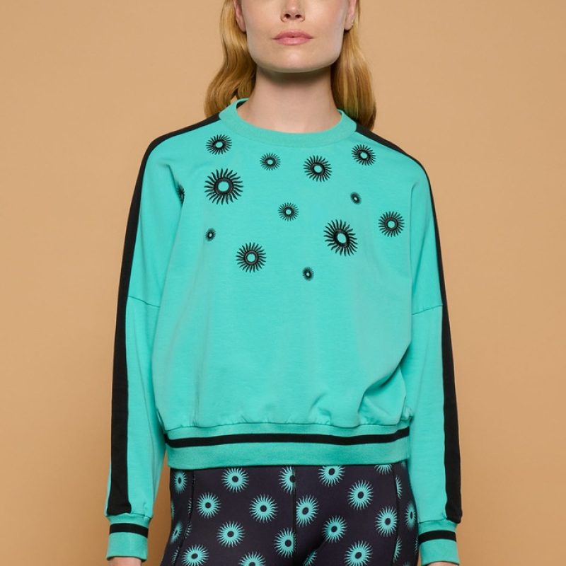 [261-167-34] BLACK SUN SWEATSHIRT (XS)