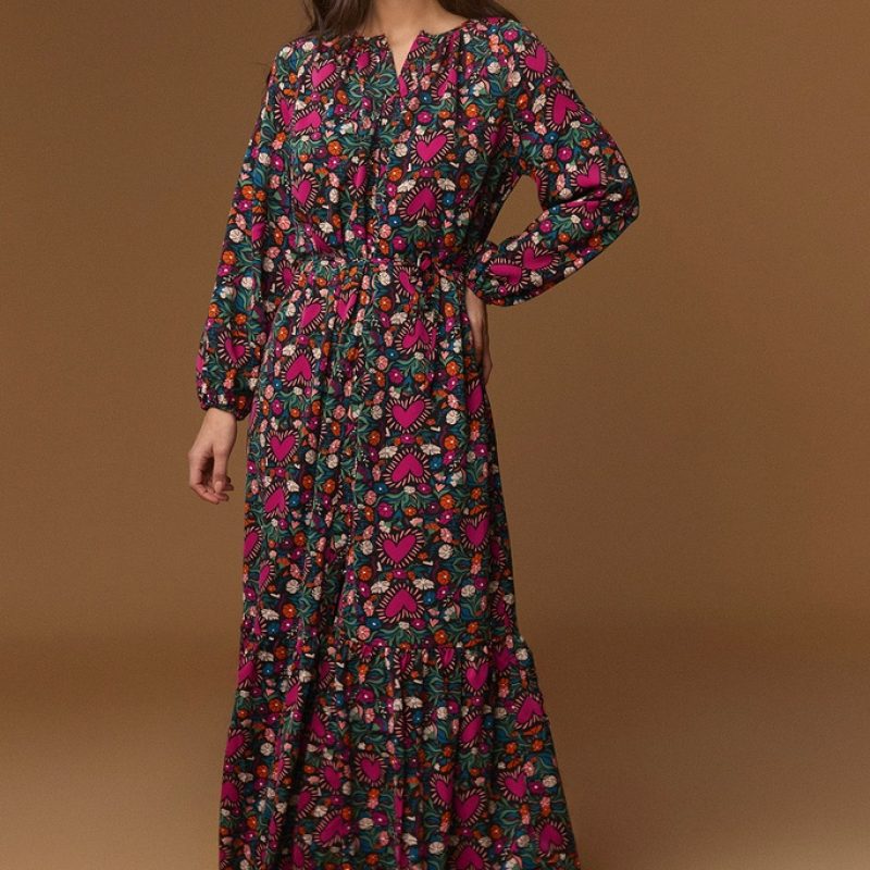 [262-068-34] SPITALFIELDS DRESS (XS)