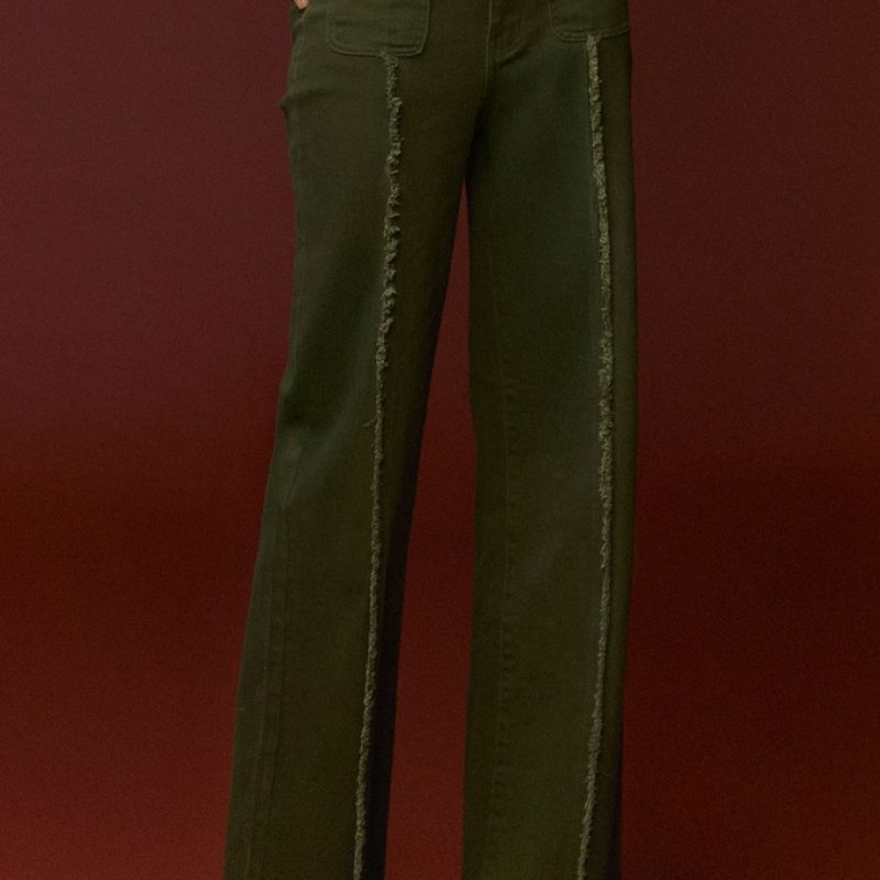 [262-070-34] GREEN SQUARE JEANS (XS)