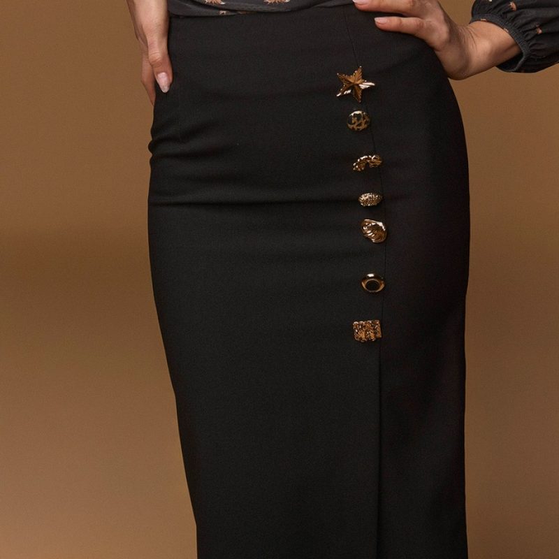 [262-108-34] GOLDEN SKIRT (XS)