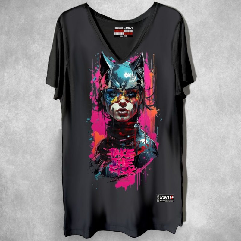 camiseta-de-mujer-lasal-larga-take-negro