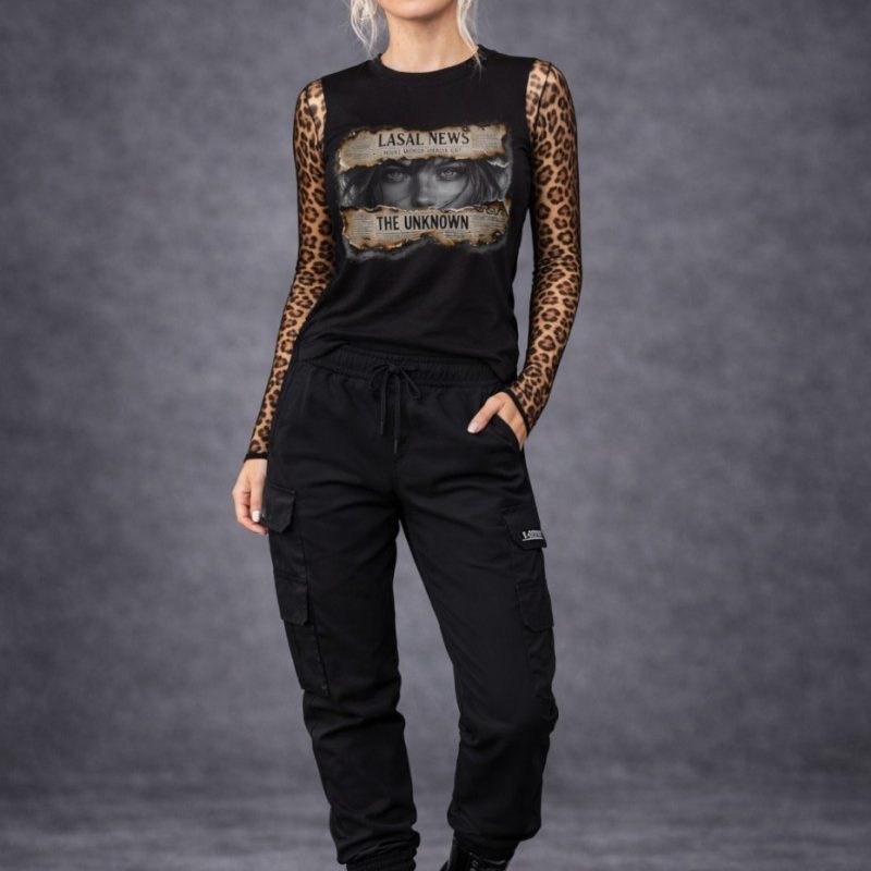 camiseta-de-mujer-lasal-news-negro