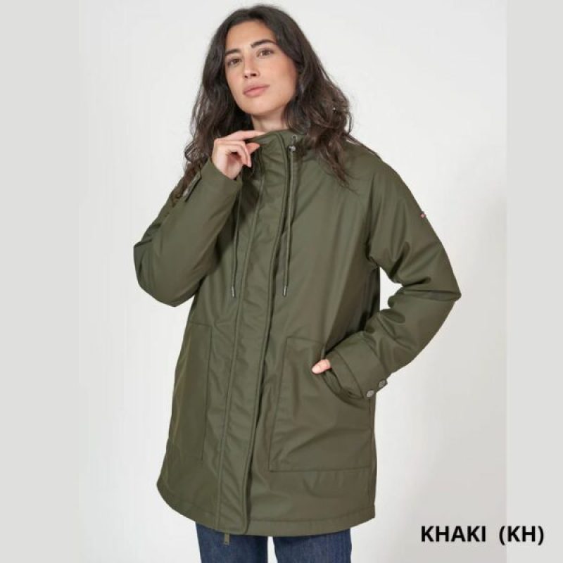 chubasquero-mujer-acolchado-forro-rayas-khaki-c3208-batela-enbata-600x600